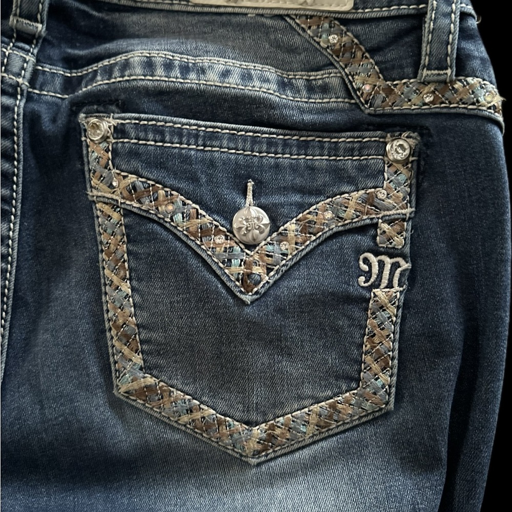 Miss Me Denim Jeans/ western/ boot cut/ size 32 long